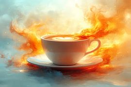 koffie fantasie van Egon Zitter