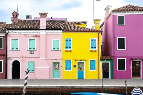 Colourful houses on the fishing island of Burano