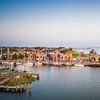 The harbor of the Frisian town Stavoren by Bert Nijholt