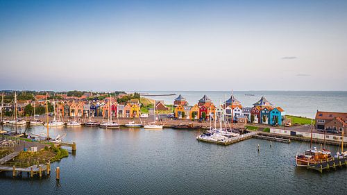 De haven van het friese stadje Stavoren