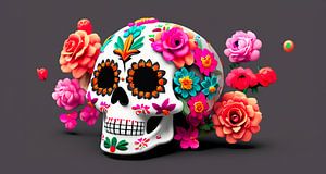 Mexicaanse schedel van Mustafa Kurnaz