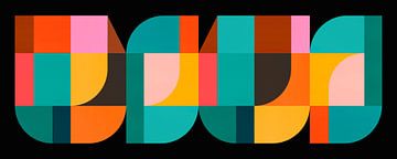 Geometrisch en kleurrijk A van Vitor Costa