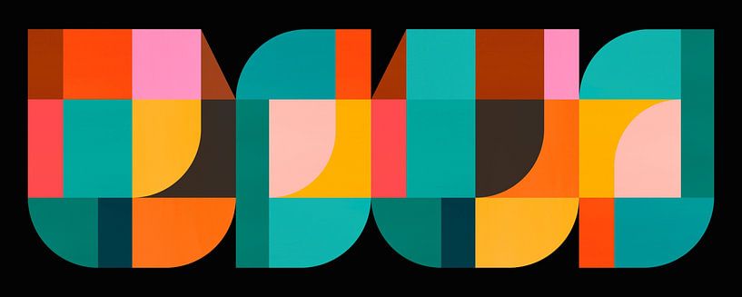 Geometrisch und bunt A von Vitor Costa