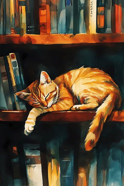 The Dream of a Bookcase by PrintiSky
