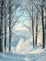 winter in the forest