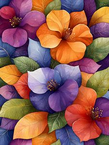Bunte Blume