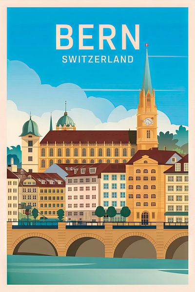 Bern, Schweiz von Poster Art Shop