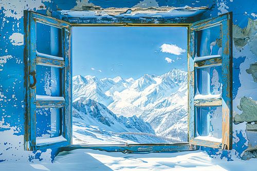 look out the window overlooking a beautiful landscape