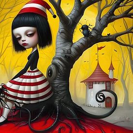 Phoebe and Arachne by Petra Dreiling-Schewe