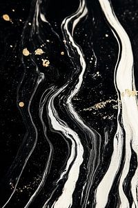 Abstracte alchemie - Middernacht marmer