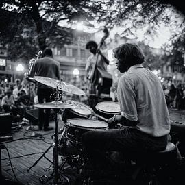 der Schlagzeuger der Band von Joost Berndes