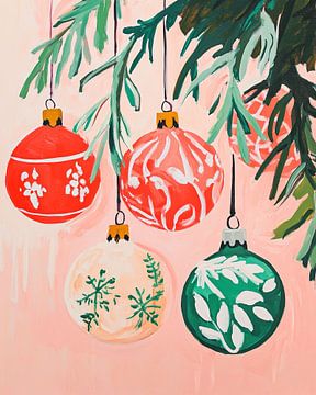 Christmas baubles by Wonderful Art