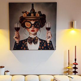 Klantfoto: Room service I van Mirjam Duizendstra, als ArtFrame