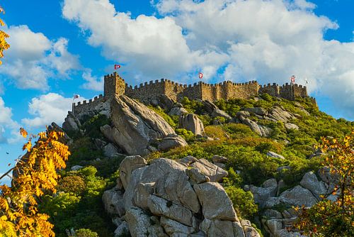Burght on mountain in Sintra, Portugal