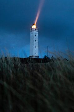 Vuurtoren Blåvandshuk Fyr in Denemarken