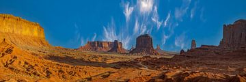 Monument Valley, Panoramablick von Gert Hilbink