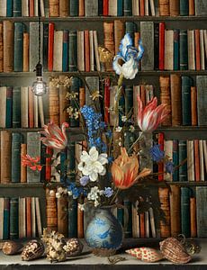 a Still Life with Books van Marja van den Hurk