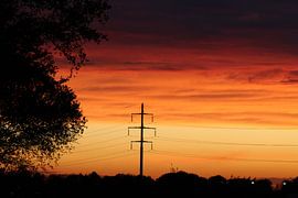 Sunset in Schelluinen by Geert Visser