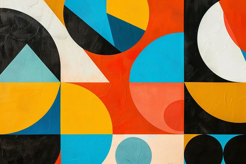 Colourful geometry by Poster Art Shop