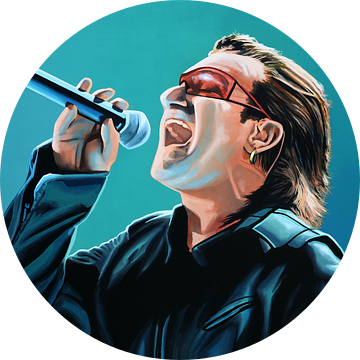 Bono schilderij van Paul Meijering