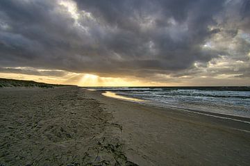 Am Sandstrand der Ostseeküste von Martin Köbsch