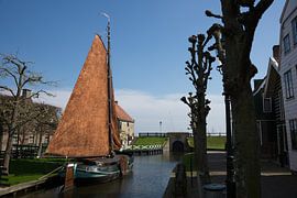 Boot in het Zuiderzeemuseum van A. Oskam