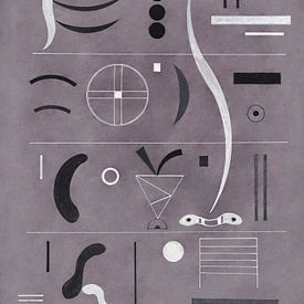 Four Parts by Wassily Kandinsky by Peter Balan