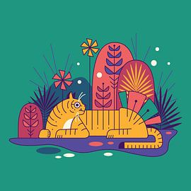 Minimal Wildlife Tiger sur Rohan Dahotre