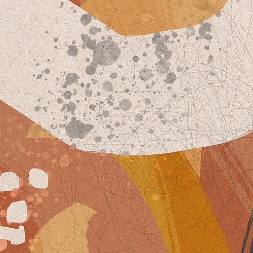 Moderne abstracte kunst in pastelkleuren nr. 5