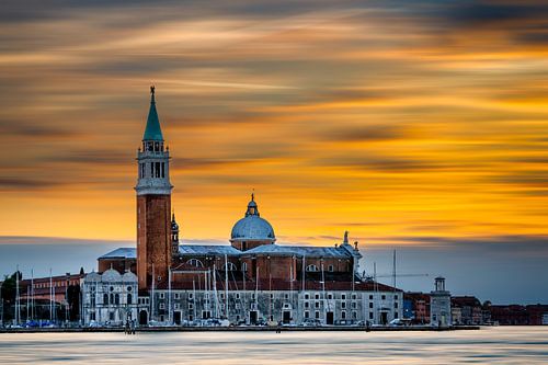 Golden Skies Above San Giorgio