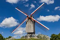Sint-Janshuis Windmill In Bruges, Belgium