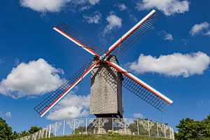 Sint-Janshuis Windmill In Bruges, Belgium by resuimages