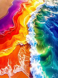 Tussen golven en kleuren – horizonten van vrijheid van AidasignArt
