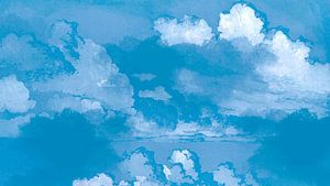 Sommer Regenbogen Wolken