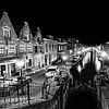 De sluis van Maassluis (Veerstraat) zwartwit sur Nathan Okkerse