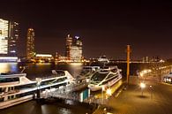 De Rotterdamse Haven vanaf de Erasmusbrug van Dexter Reijsmeijer thumbnail