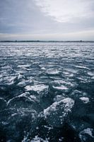 Eisschollen, Gooimeer, Niederlande