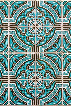 Azulejos in Olhao van Dirk Rüter