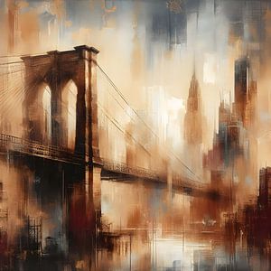 Pont de Brooklyn New York sur FoXo Art
