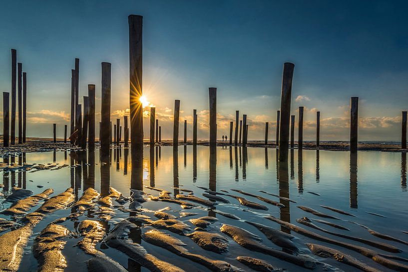 Landschaft im Meer von Jolanda van Straaten