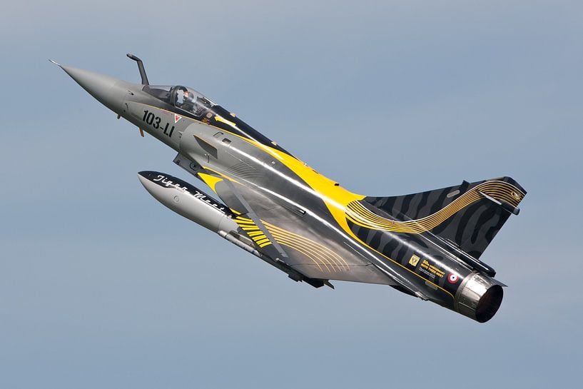 Mirage 2000C tijdens vertrek von Nico van Remmerden
