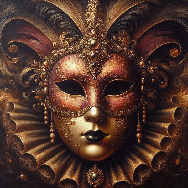 Venetian mask by Nicolette Vermeulen