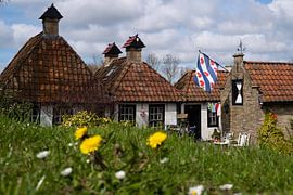 Old fishermen's cottages in Warkum
