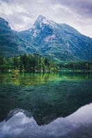 Réflexion au lac Hintersee, Ramsau bei Berchtesgaden