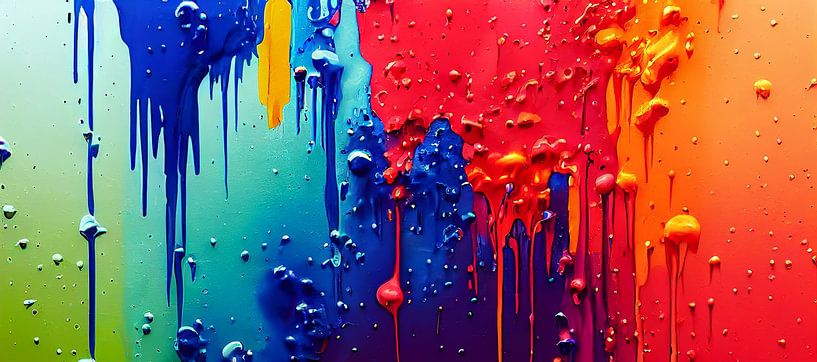 abstrakte Aquarellmalerei, Art Illustration von Animaflora PicsStock