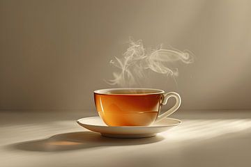 Tasse heißer Tee von Egon Zitter