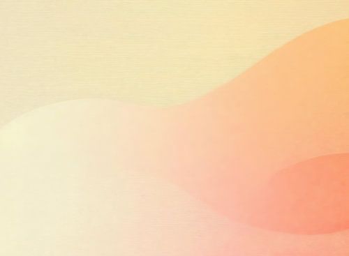 Rose pêche | Couleurs fluides du blanc à l'orange