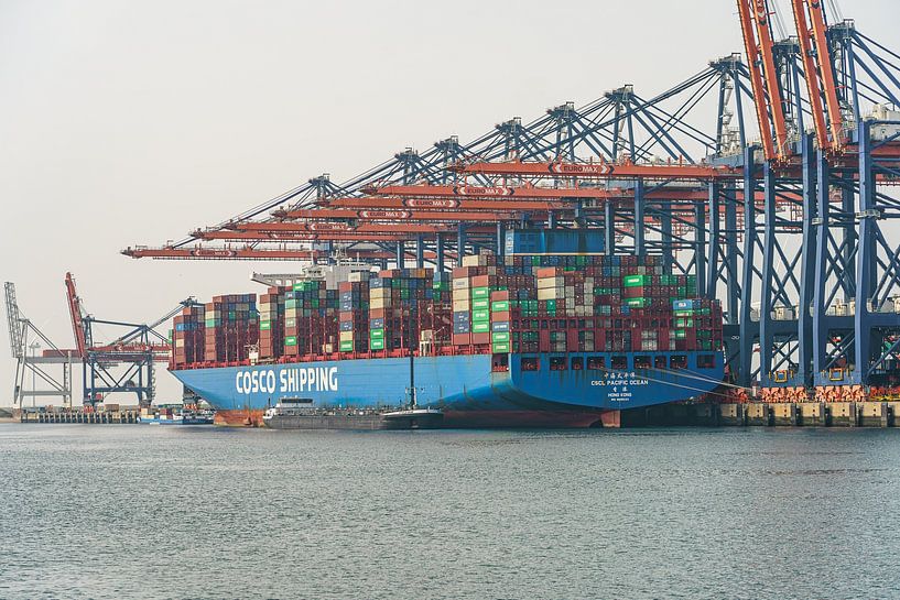 Cosco Shipping CSCL Pacific Ocean container ship. by Jaap van den Berg