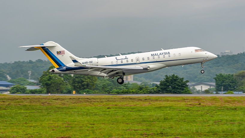 Royal Malaysian Air Force Bombardier Global Express. by Jaap van den Berg