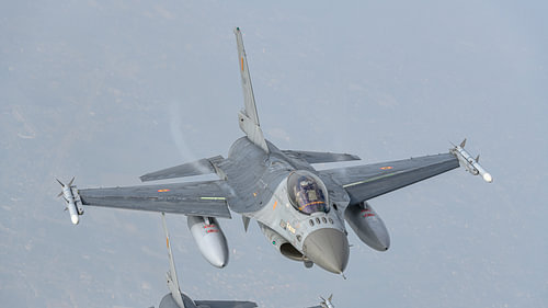 Belgian General Dynamics F-16AM Fighting Falcon.